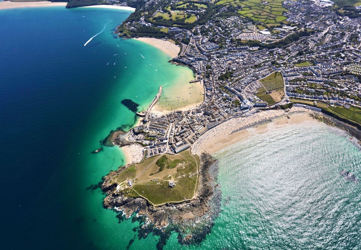 St Ives Bay and Godrevy Lighthouse Helicopter Tour