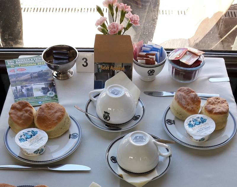 Chiltern Hills Steam Train Experience with Sparkling Cream Tea