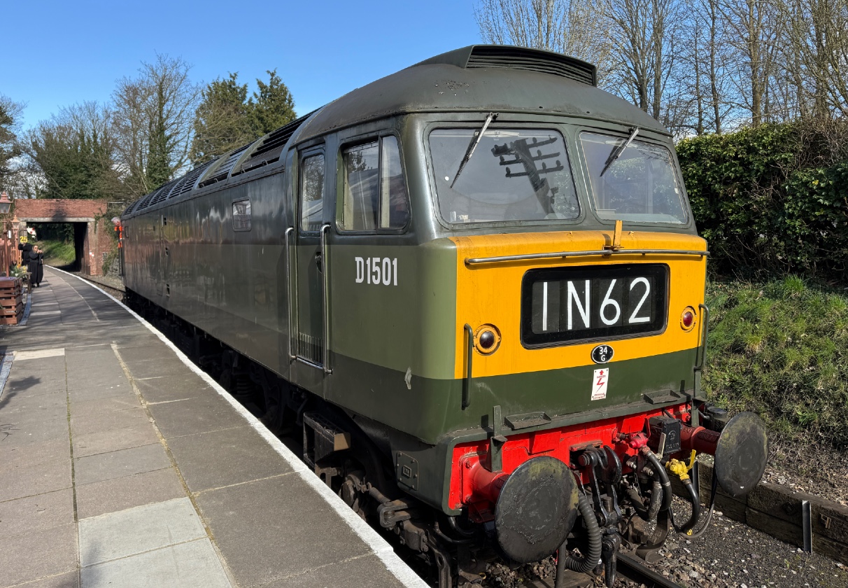 8 Mile Diesel Train Driving Experience